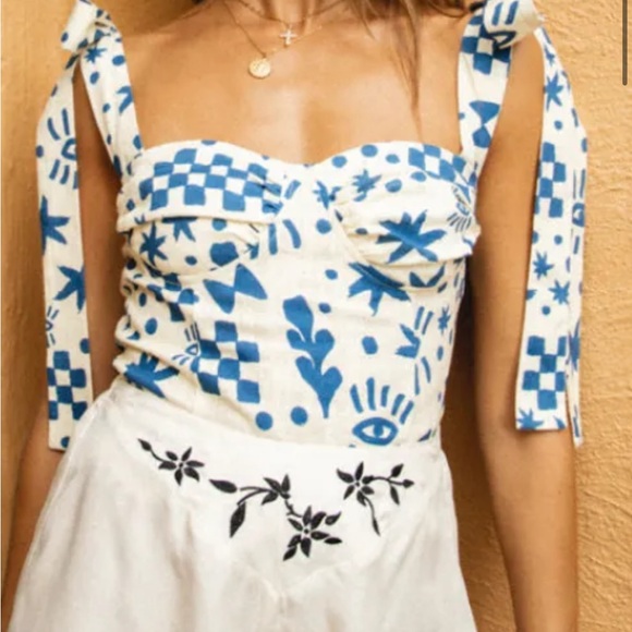 Vrg Grl Salty Hair Tie Top - Picture 1 of 3
